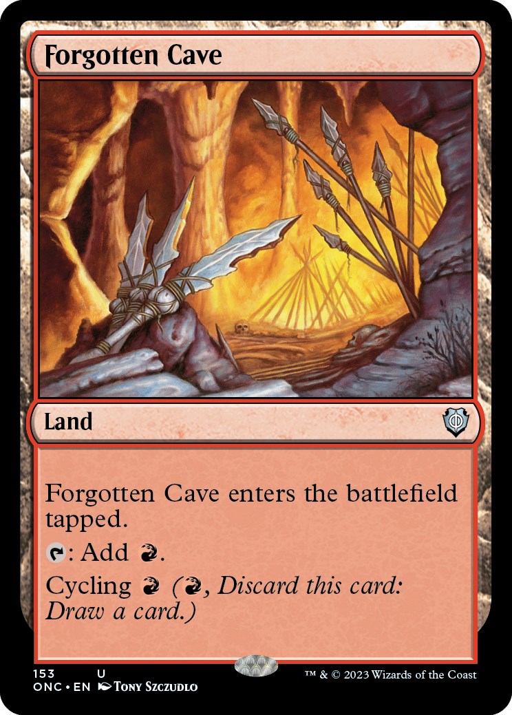 Forgotten Cave [Phyrexia: All Will Be One Commander] | Spectrum Games