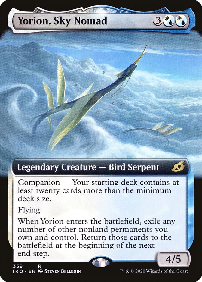 Yorion, Sky Nomad (Extended Art) [Ikoria: Lair of Behemoths] | Spectrum Games