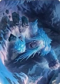 Icehide Troll Art Card [Kaldheim: Art Series] | Spectrum Games