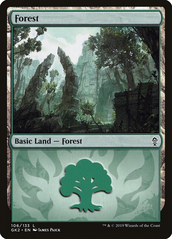 Forest (106) [Ravnica Allegiance Guild Kit] | Spectrum Games
