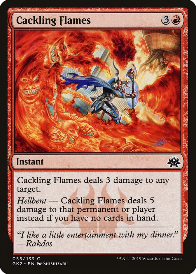 Cackling Flames [Ravnica Allegiance Guild Kit] | Spectrum Games