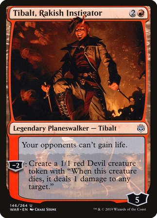 Tibalt, Rakish Instigator [War of the Spark] | Spectrum Games