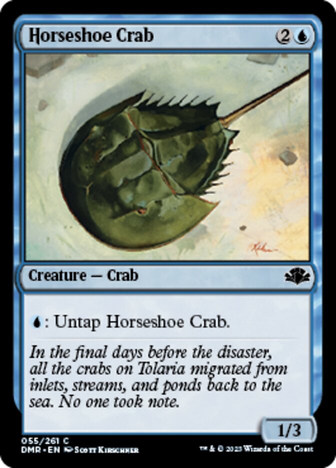 Horseshoe Crab [Dominaria Remastered] | Spectrum Games