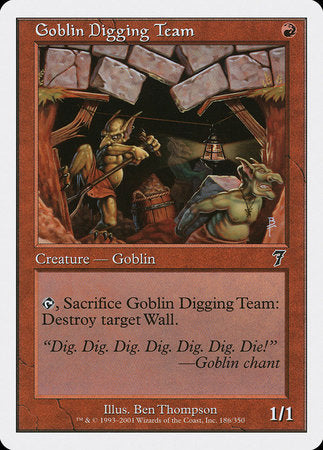 Goblin Digging Team [Seventh Edition] | Spectrum Games