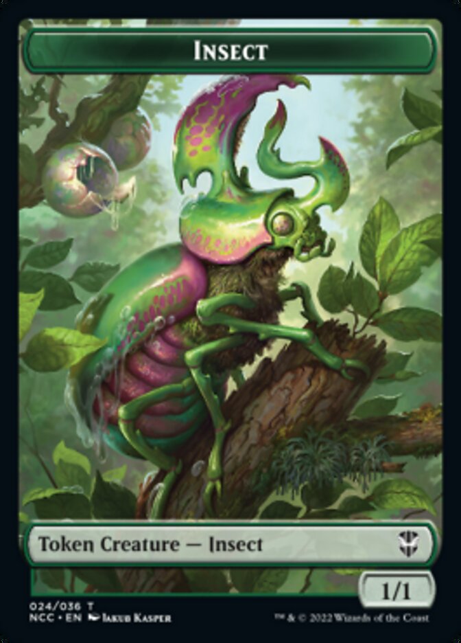Ogre // Insect Double-sided Token [Streets of New Capenna Commander Tokens] | Spectrum Games