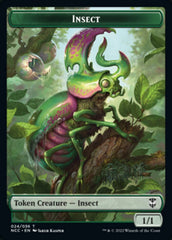 Ogre // Insect Double-sided Token [Streets of New Capenna Commander Tokens] | Spectrum Games