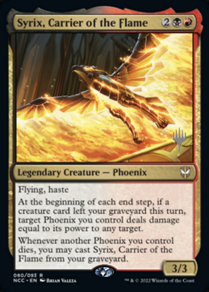 Syrix, Carrier of the Flame (Promo Pack) [Streets of New Capenna Commander Promos] | Spectrum Games