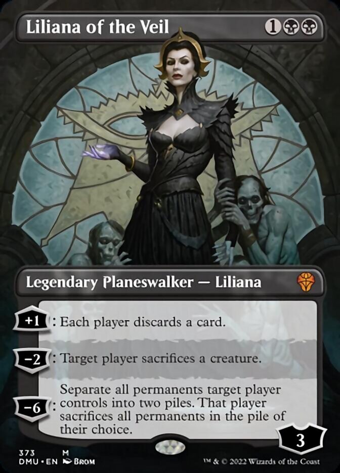 Liliana of the Veil (Borderless) [Dominaria United] | Spectrum Games