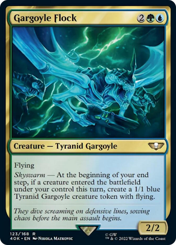 Gargoyle Flock (Surge Foil) [Universes Beyond: Warhammer 40,000] | Spectrum Games