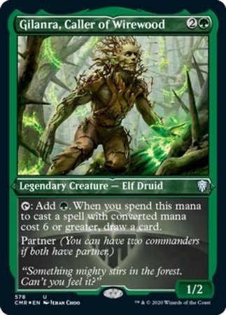 Gilanra, Caller or Wirewood (Foil Etched) [Commander Legends] | Spectrum Games