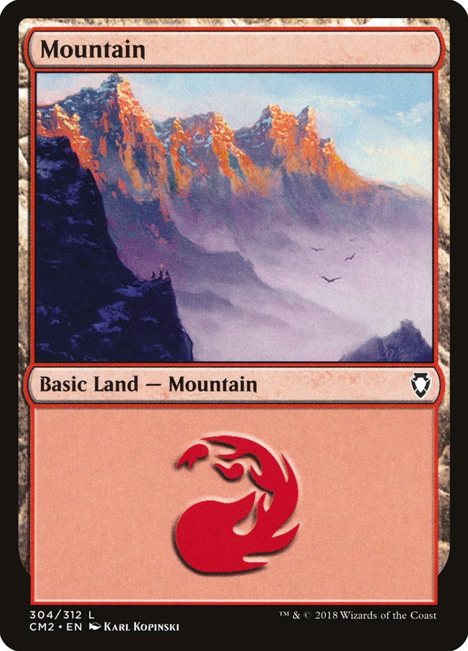 Mountain (304) [Commander Anthology Volume II] | Spectrum Games