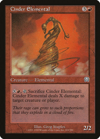 Cinder Elemental [Mercadian Masques] | Spectrum Games