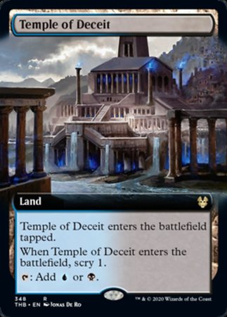 Temple of Deceit (Extended Art) [Theros Beyond Death] | Spectrum Games