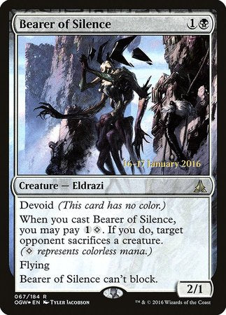 Bearer of Silence [Oath of the Gatewatch Promos] | Spectrum Games