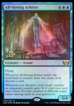 All-Seeing Arbiter [Streets of New Capenna Prerelease Promos] | Spectrum Games