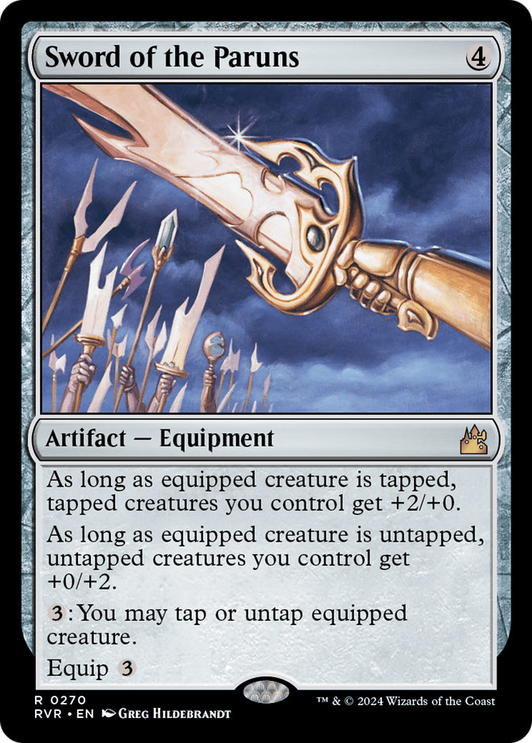 Sword of the Paruns [Ravnica Remastered] | Spectrum Games