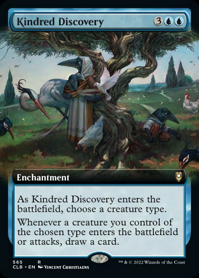 Kindred Discovery (Extended Art) [Commander Legends: Battle for Baldur's Gate] | Spectrum Games