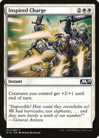 Inspired Charge [Core Set 2019] | Spectrum Games