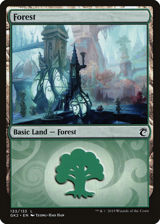 Forest (133) [Ravnica Allegiance Guild Kit] | Spectrum Games