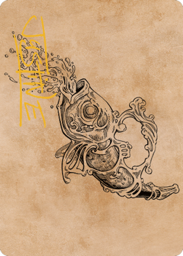 Decanter of Endless Water Art Card (Gold-Stamped Signature) [Commander Legends: Battle for Baldur's Gate Art Series] | Spectrum Games
