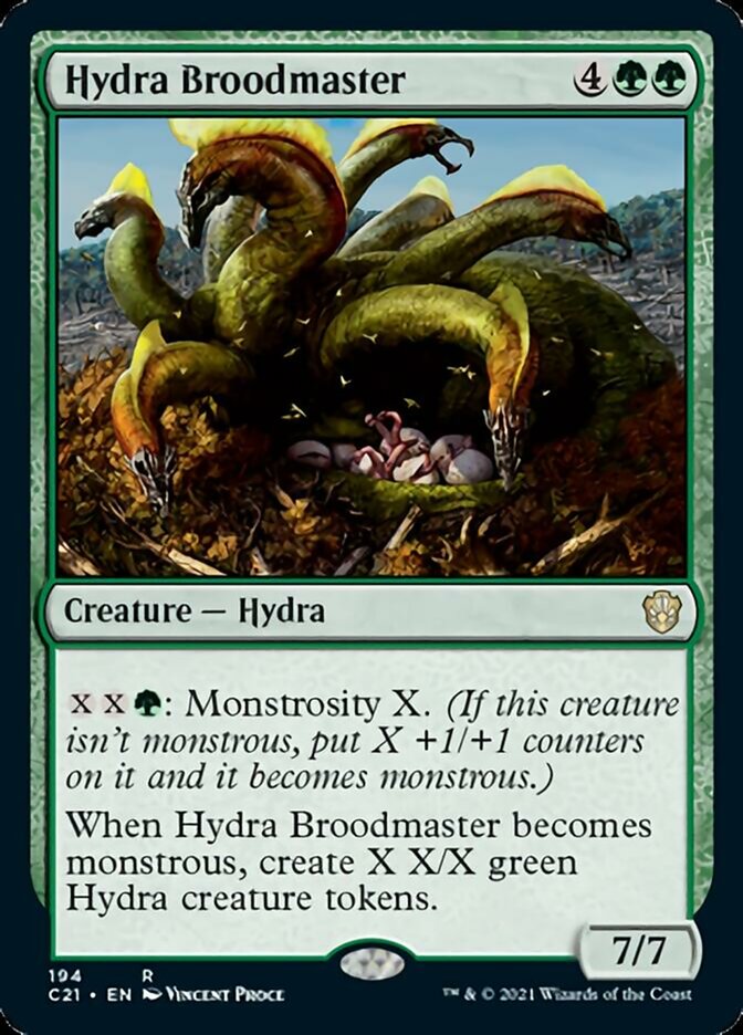 Hydra Broodmaster [Commander 2021] | Spectrum Games