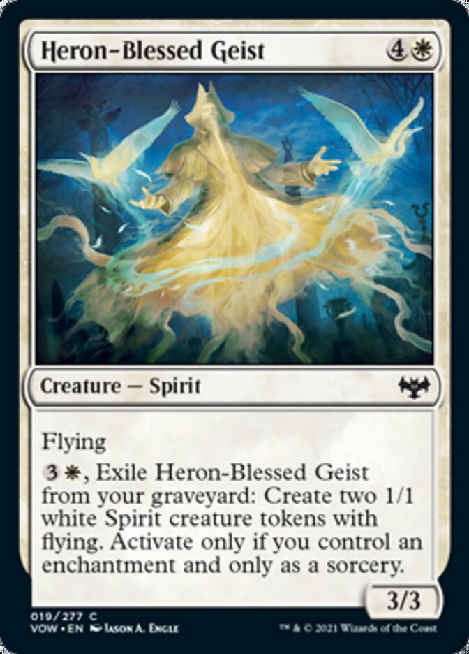 Heron-Blessed Geist [Innistrad: Crimson Vow] | Spectrum Games