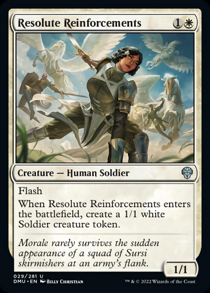 Resolute Reinforcements [Dominaria United] | Spectrum Games