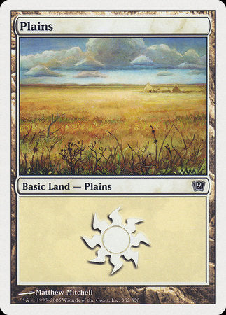 Plains (332) [Ninth Edition] | Spectrum Games