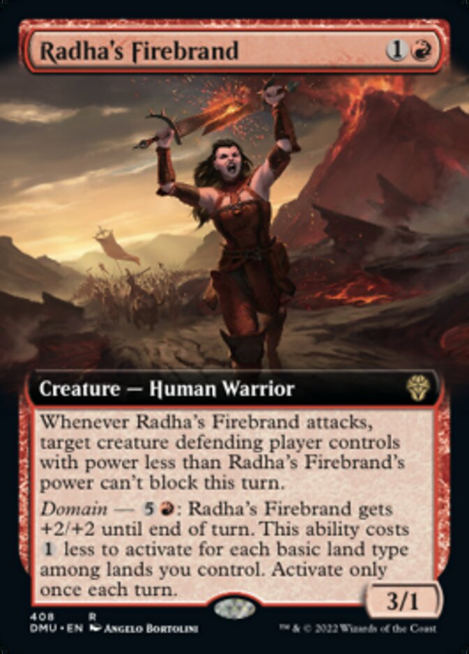 Radha's Firebrand (Extended Art) [Dominaria United] | Spectrum Games