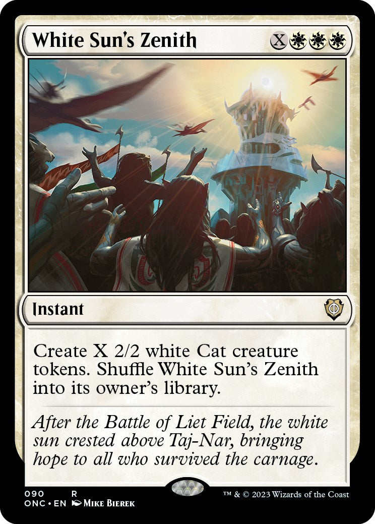 White Sun's Zenith [Phyrexia: All Will Be One Commander] | Spectrum Games