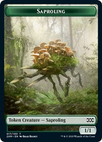 Saproling // Servo Double-sided Token [Double Masters Tokens] | Spectrum Games
