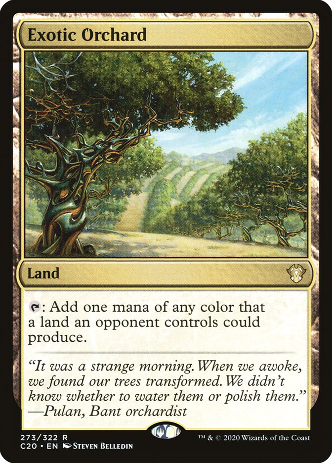 Exotic Orchard [Commander 2020] | Spectrum Games