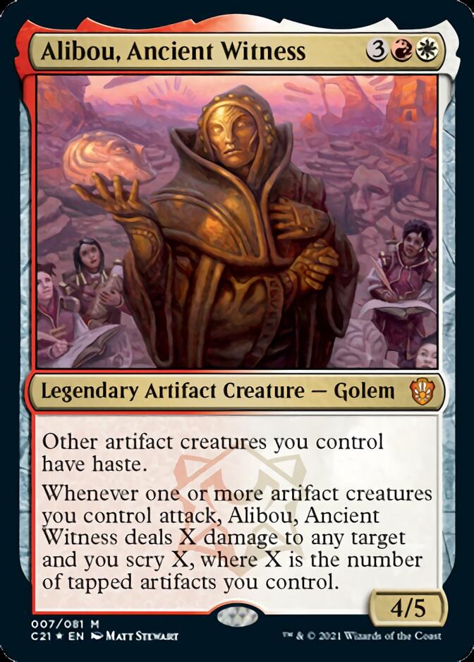 Alibou, Ancient Witness [Commander 2021] | Spectrum Games