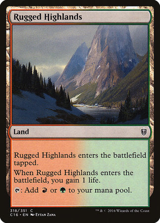 Rugged Highlands [Commander 2016] | Spectrum Games