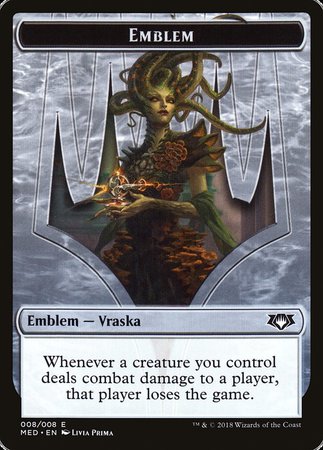 Emblem - Vraska, Golgari Queen [Mythic Edition Tokens] | Spectrum Games