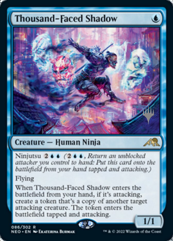 Thousand-Faced Shadow (Promo Pack) [Kamigawa: Neon Dynasty Promos] | Spectrum Games