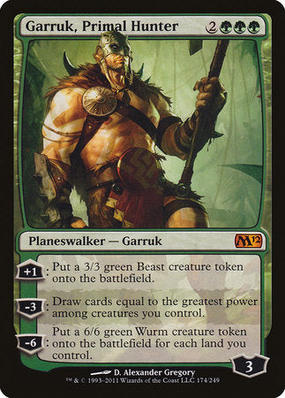 Garruk, Primal Hunter [Magic 2012] | Spectrum Games