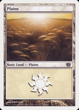 Plains (333) [Eighth Edition] | Spectrum Games