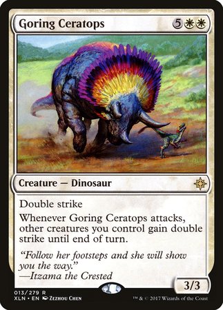 Goring Ceratops [Ixalan] | Spectrum Games
