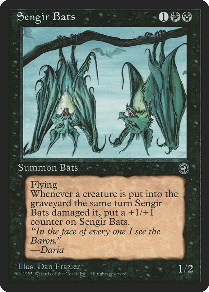 Sengir Bats (Daria Flavor Text) [Homelands] | Spectrum Games