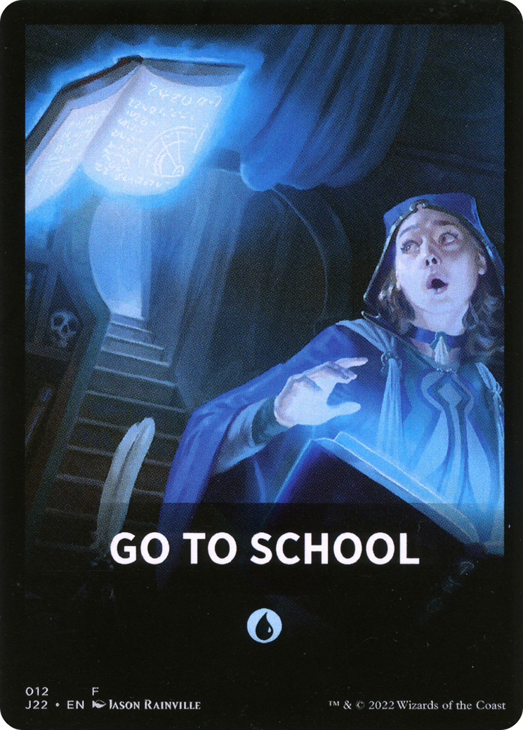 Go to School Theme Card [Jumpstart 2022 Front Cards] | Spectrum Games