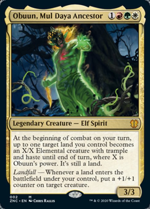 Obuun, Mul Daya Ancestor [Commander: Zendikar Rising] | Spectrum Games