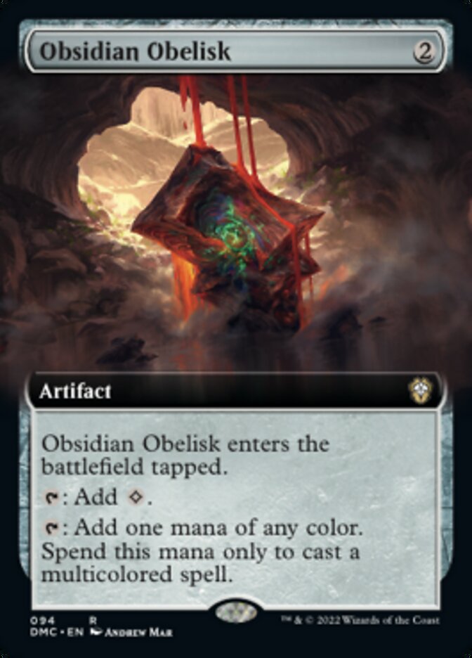 Obsidian Obelisk (Extended Art) [Dominaria United Commander] | Spectrum Games