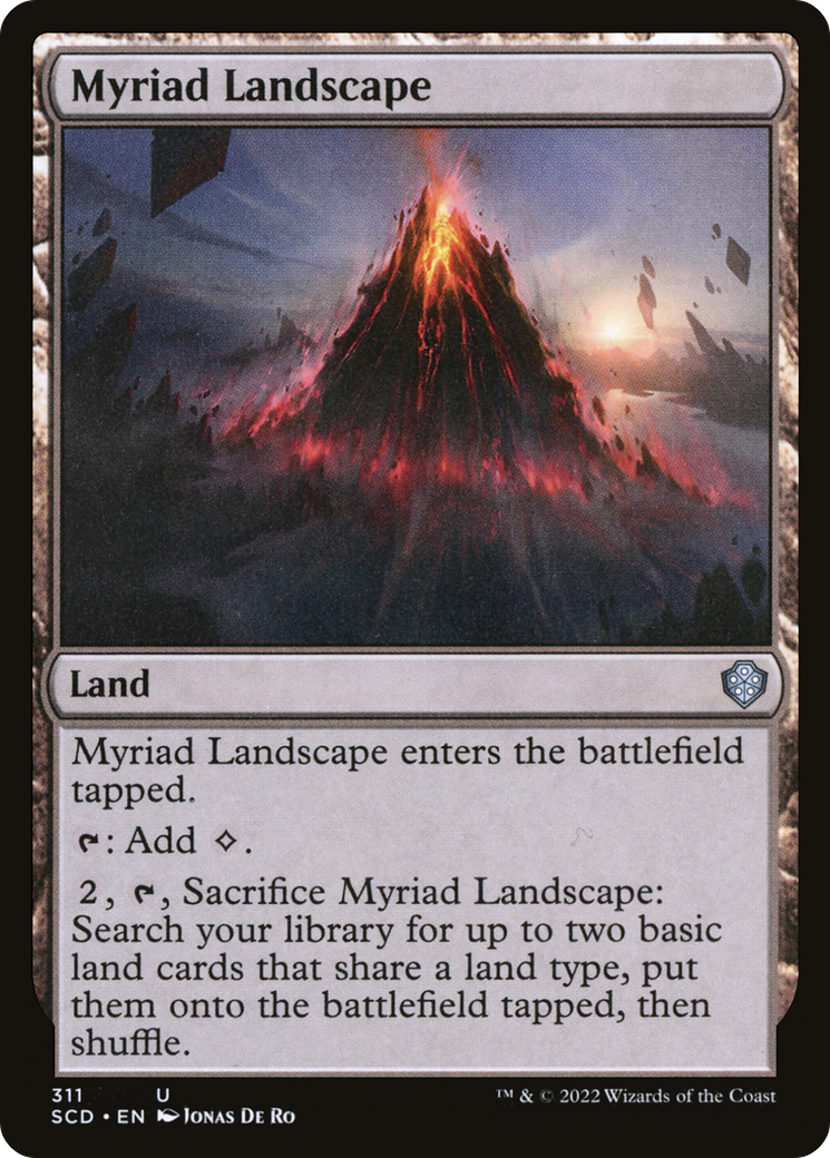 Myriad Landscape [Starter Commander Decks] | Spectrum Games