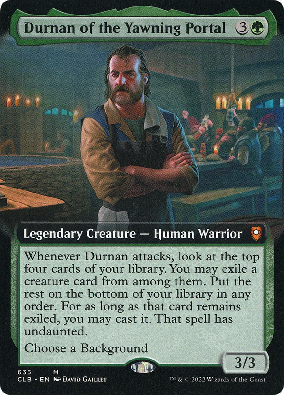 Durnan of the Yawning Portal (Extended Art) [Commander Legends: Battle for Baldur's Gate] | Spectrum Games