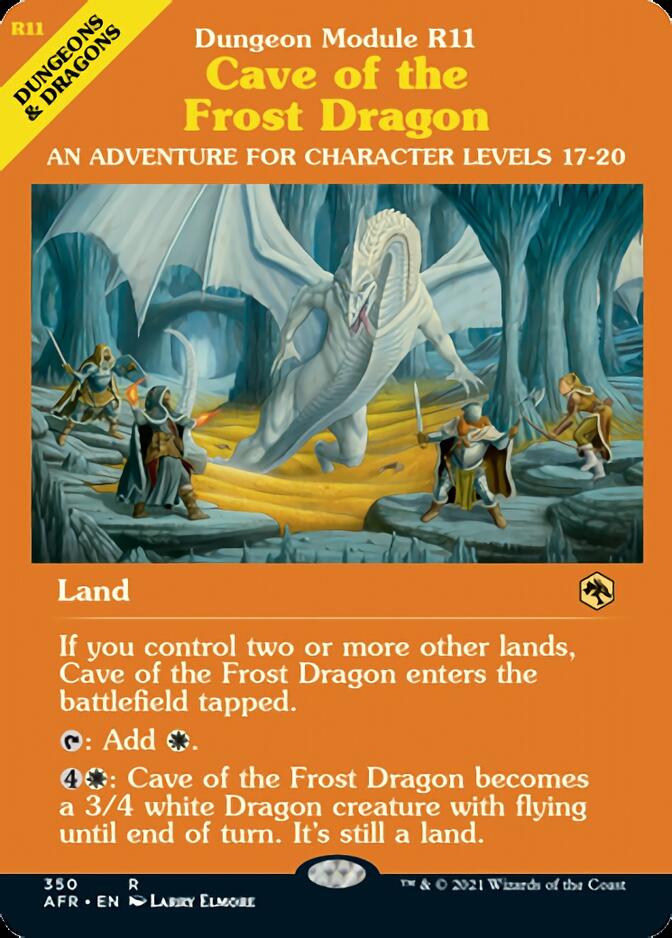 Cave of the Frost Dragon (Dungeon Module) [Dungeons & Dragons: Adventures in the Forgotten Realms] | Spectrum Games