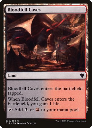 Bloodfell Caves [Commander 2017] | Spectrum Games