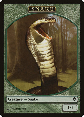 Snake Token [Zendikar Tokens] | Spectrum Games