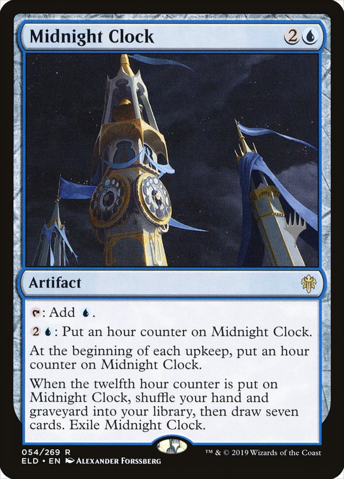 Midnight Clock (Promo Pack) [Throne of Eldraine Promos] | Spectrum Games