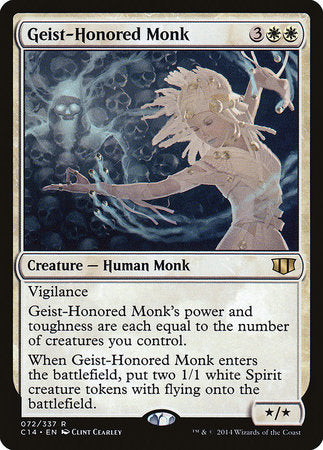 Geist-Honored Monk [Commander 2014] | Spectrum Games